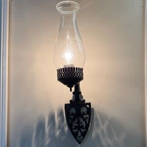 Vintage lantern sconce lamp